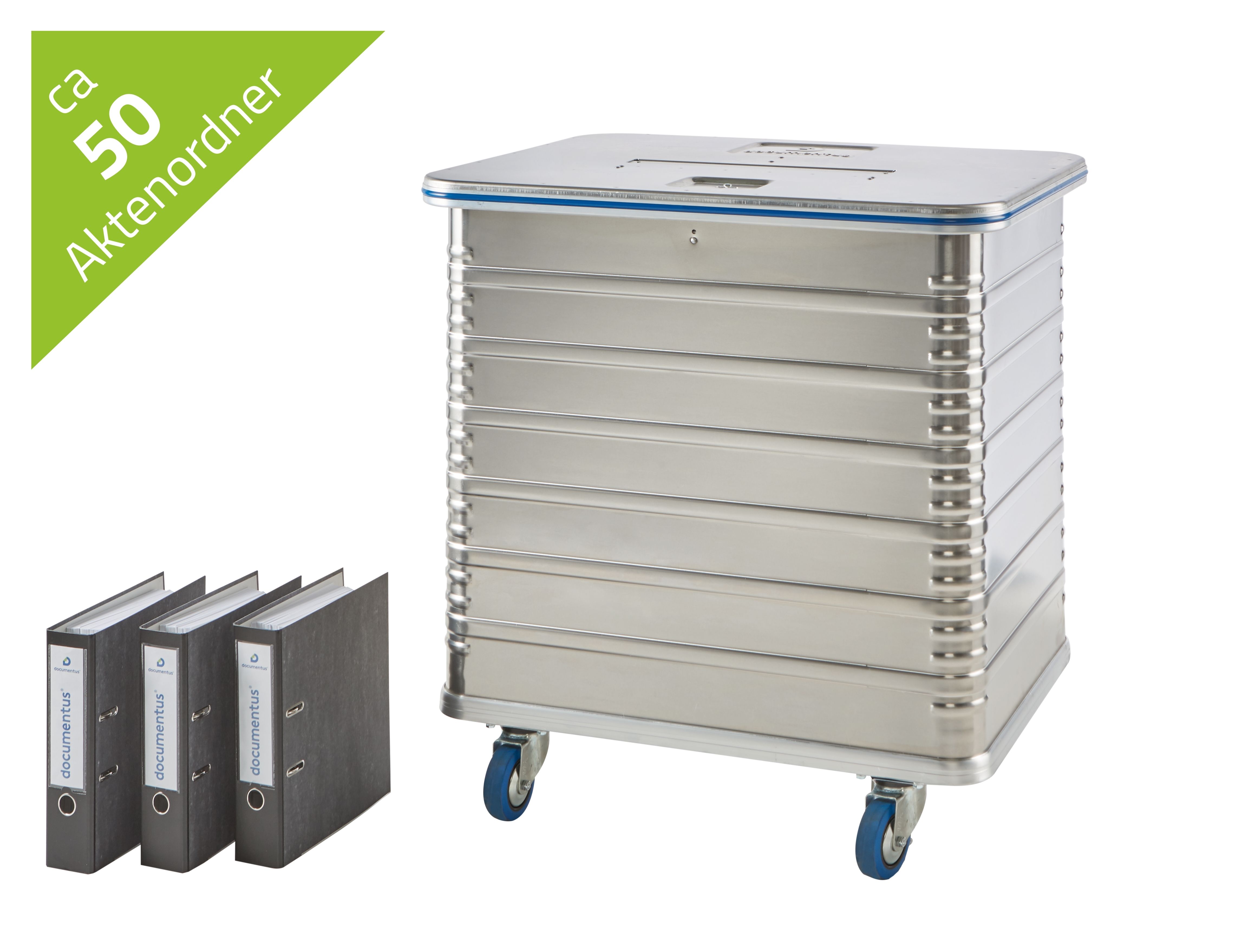 Variante Clever =>Sicherheitsbehälter 350 Liter für die Aktenvernichtung